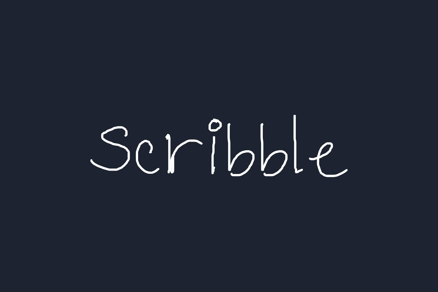 Scribble Free Font