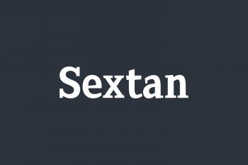 Sextan Free Font