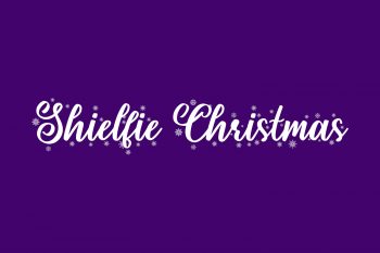 Shielfie Christmas Free Font