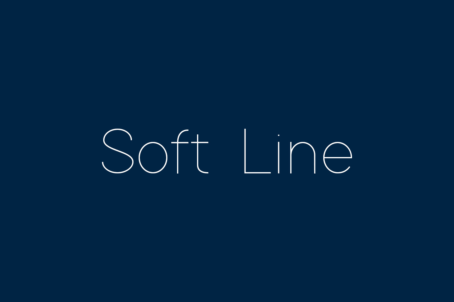 Soft Line Free Font