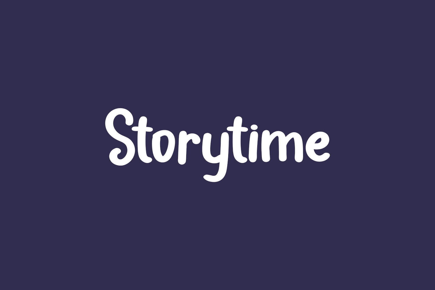 Storytime Free Font