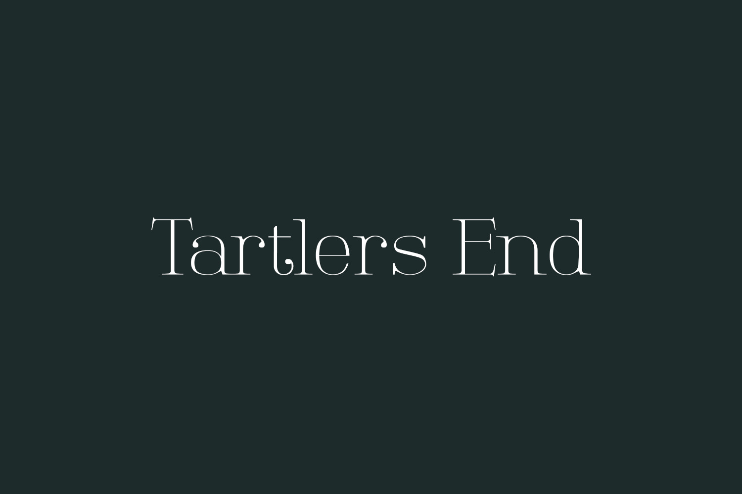 Tartlers End Free Font