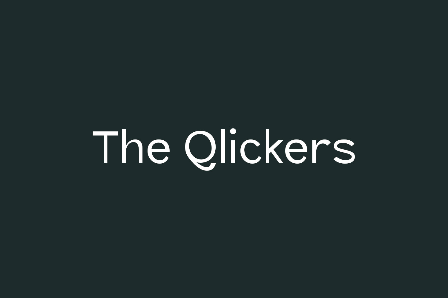 The Qlickers Free Font