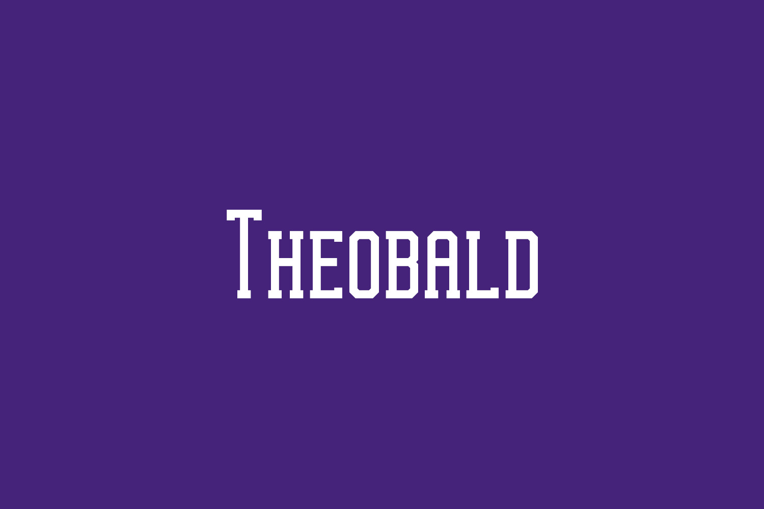 Theobald Free Font