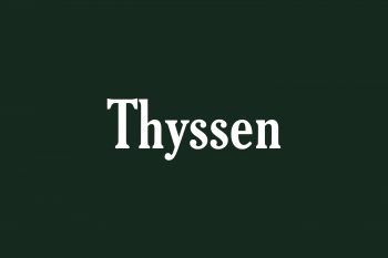 Thyssen Free Font