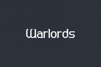 Warlords Free Font