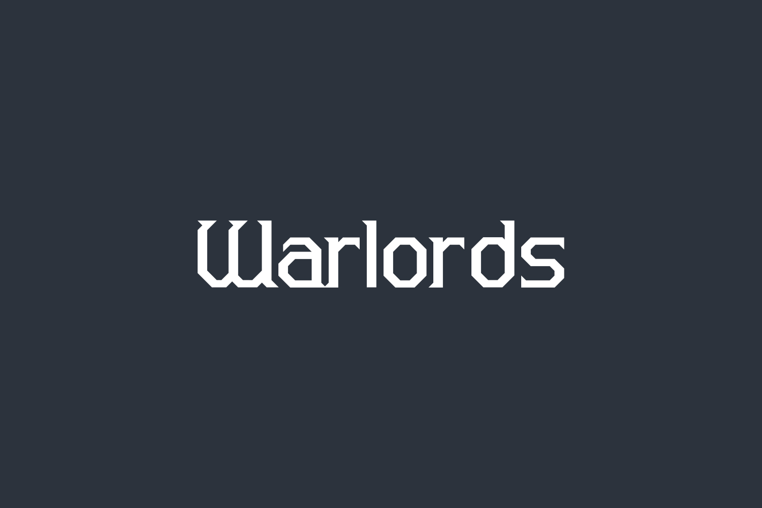 Warlords Free Font