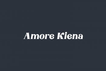 Amore Kiena Free Font