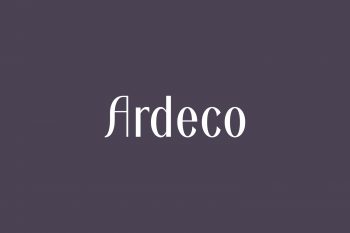 Ardeco Free Font