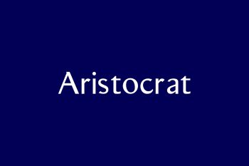 Aristocrat Free Font