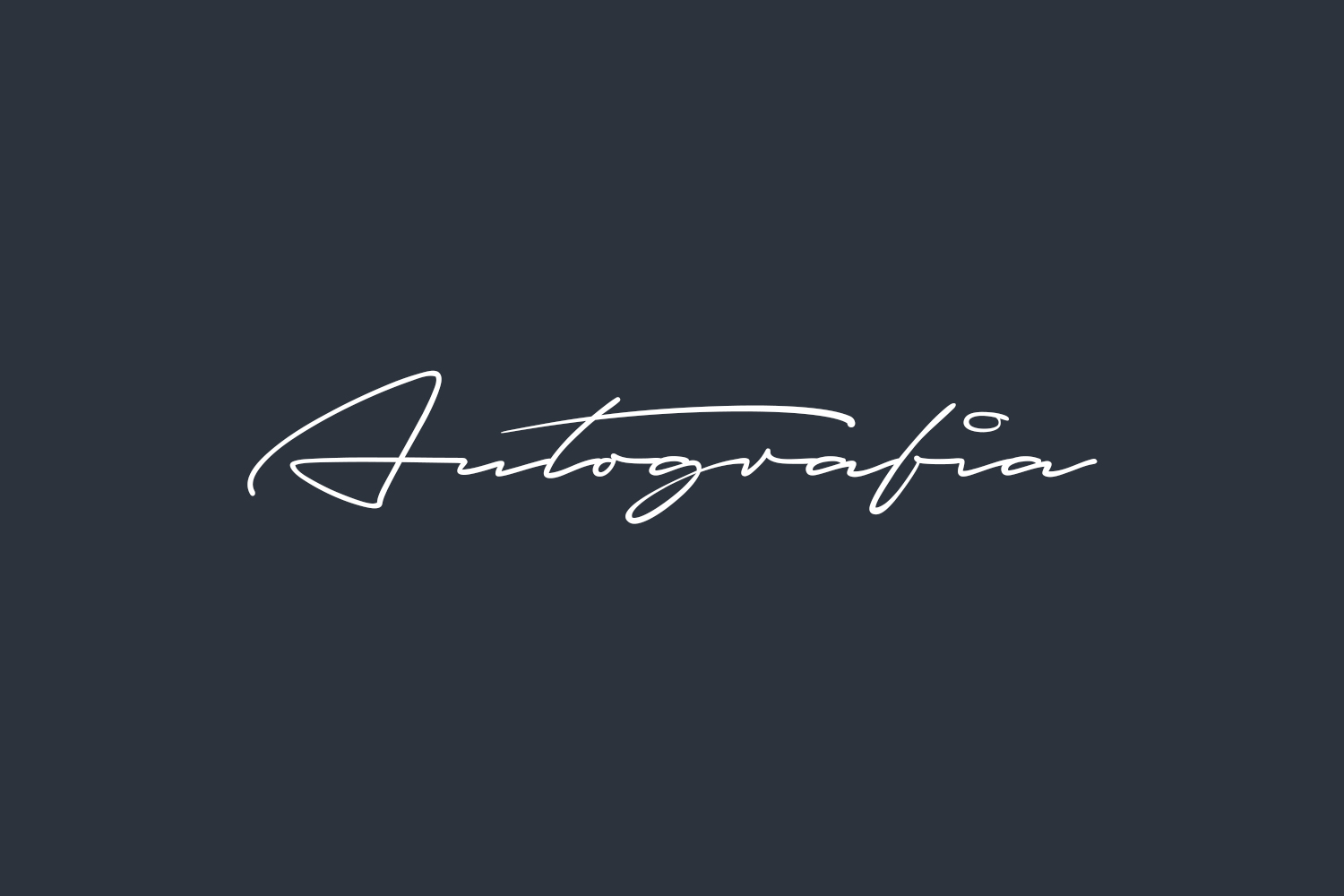 Autografia Free Font