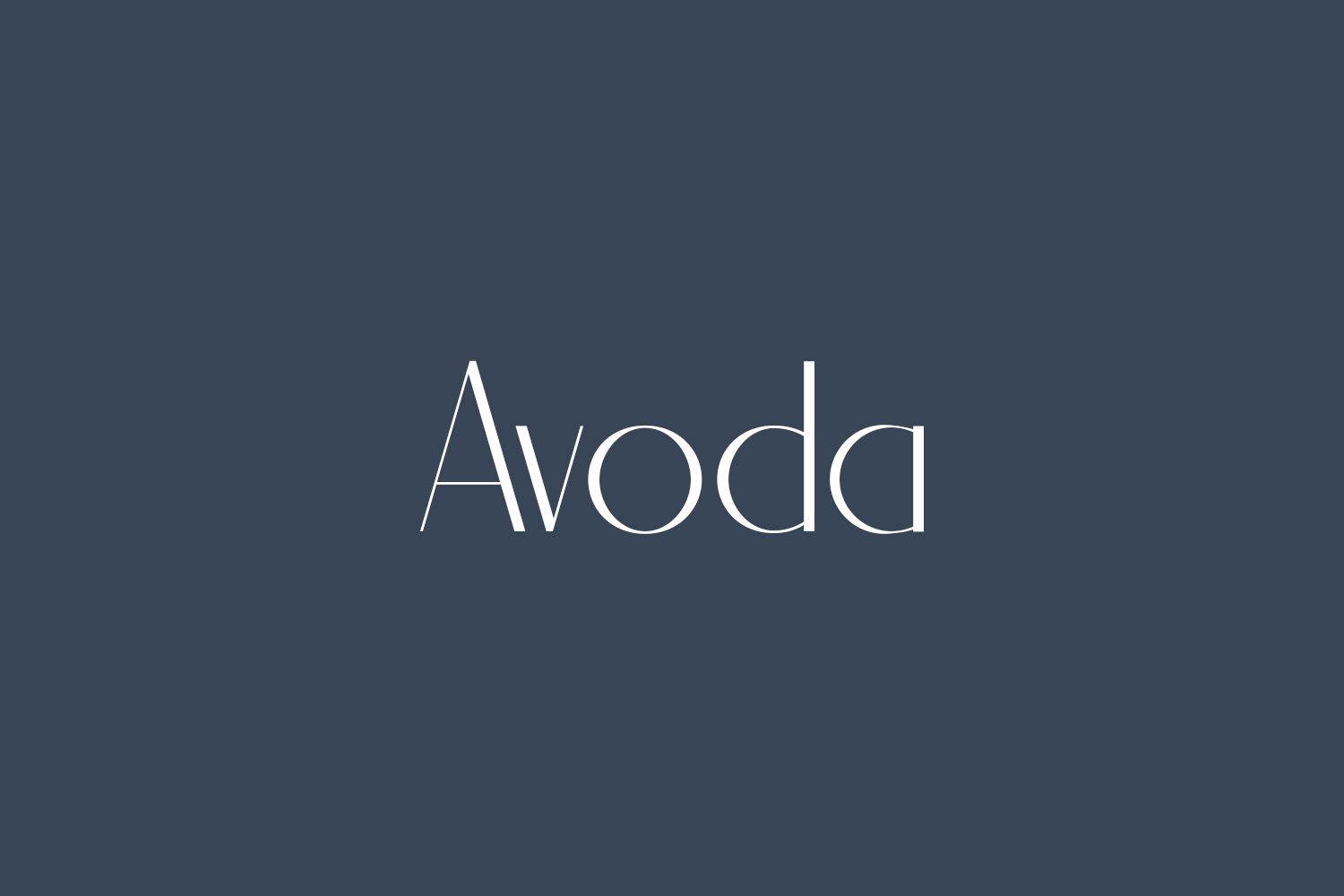 Avoda Free Font