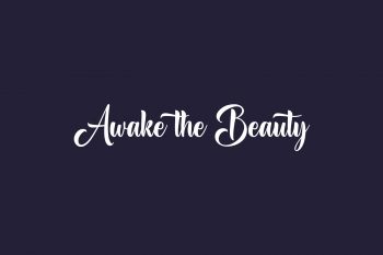 Awake the Beauty Free Font