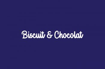 Biscuit & Chocolat Free Font