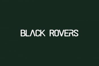 Black Rovers Free Font