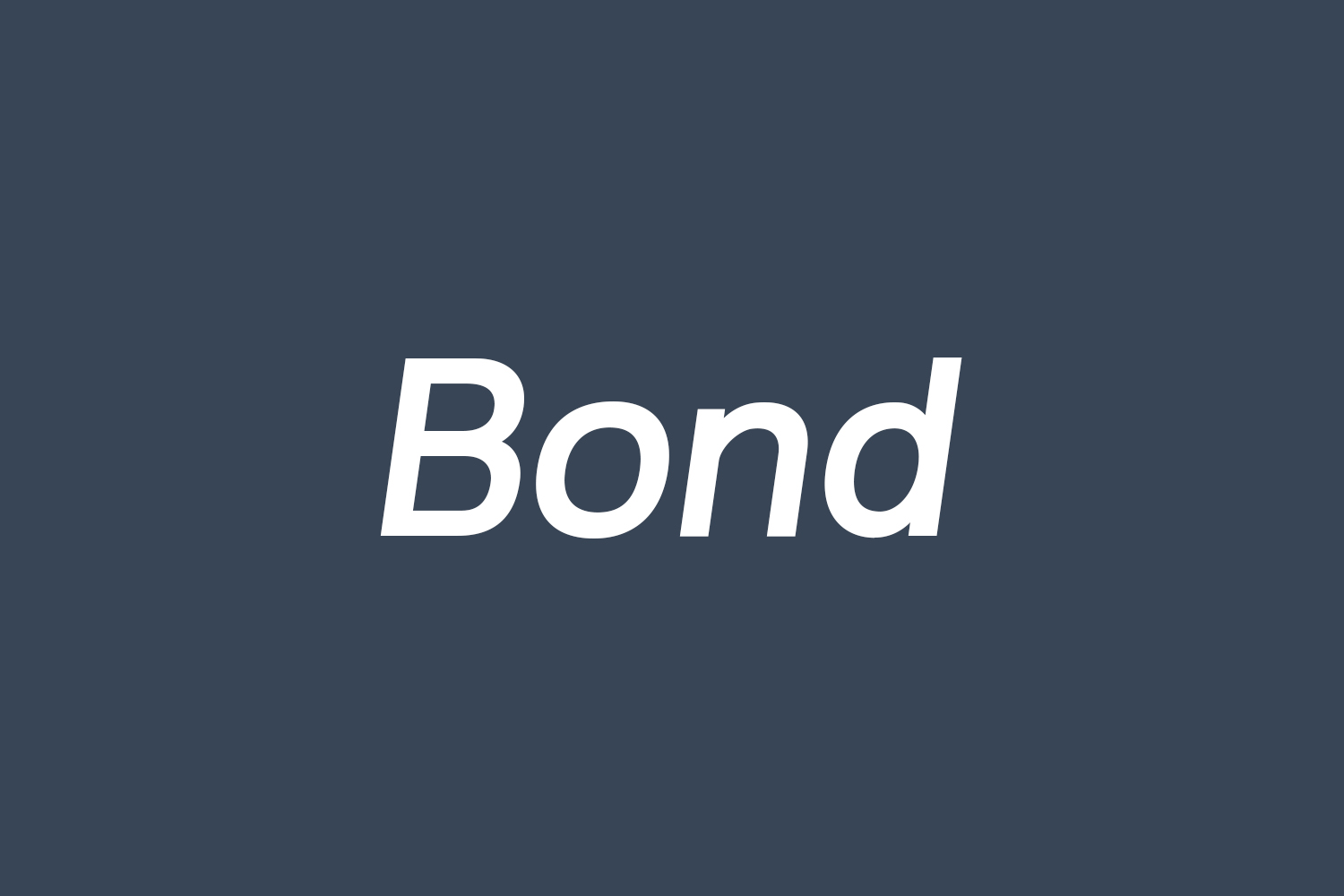 Bond Free Font
