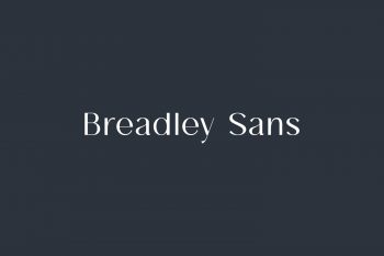Breadley Sans Free Font