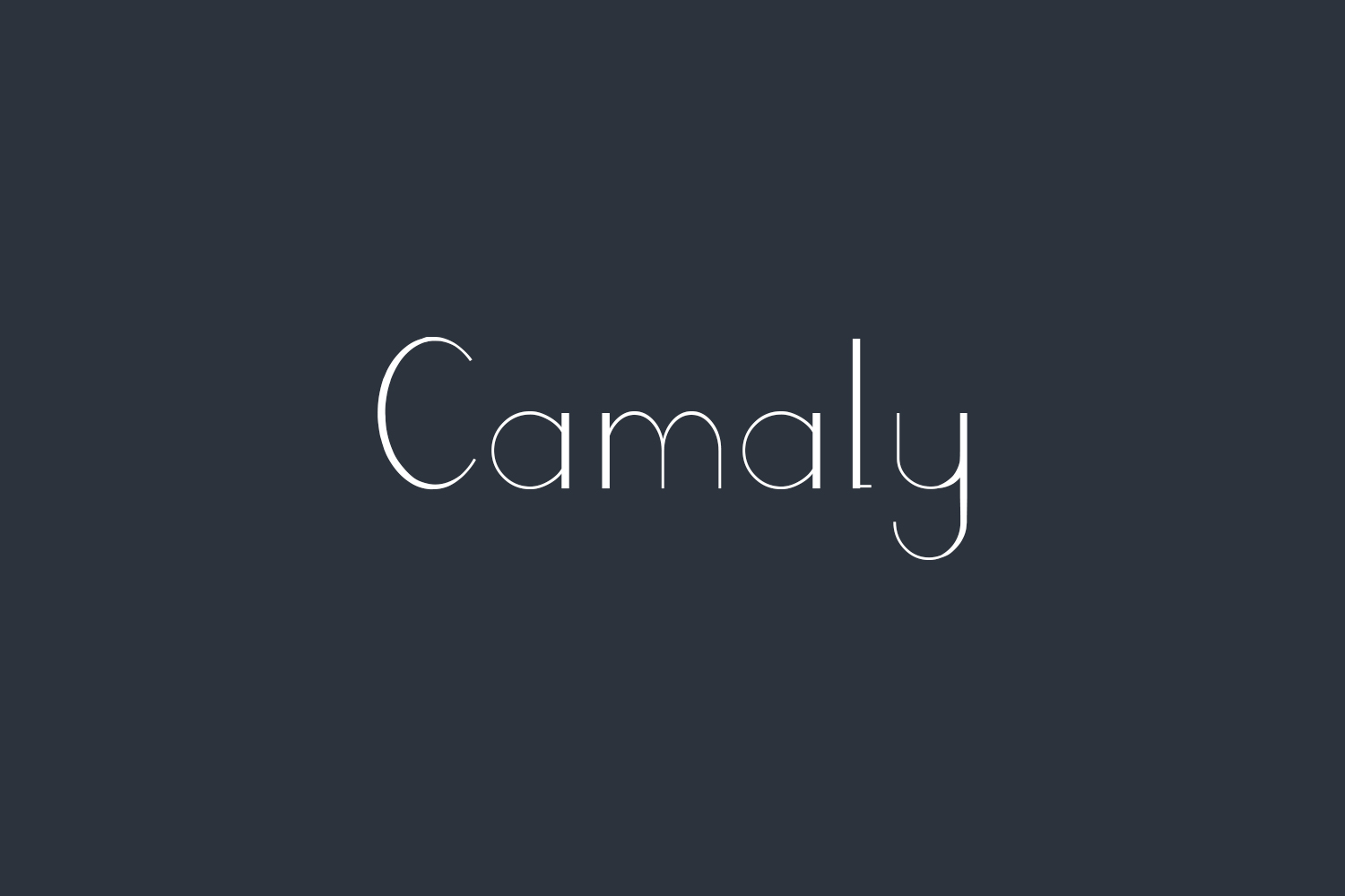 Camaly Free Font