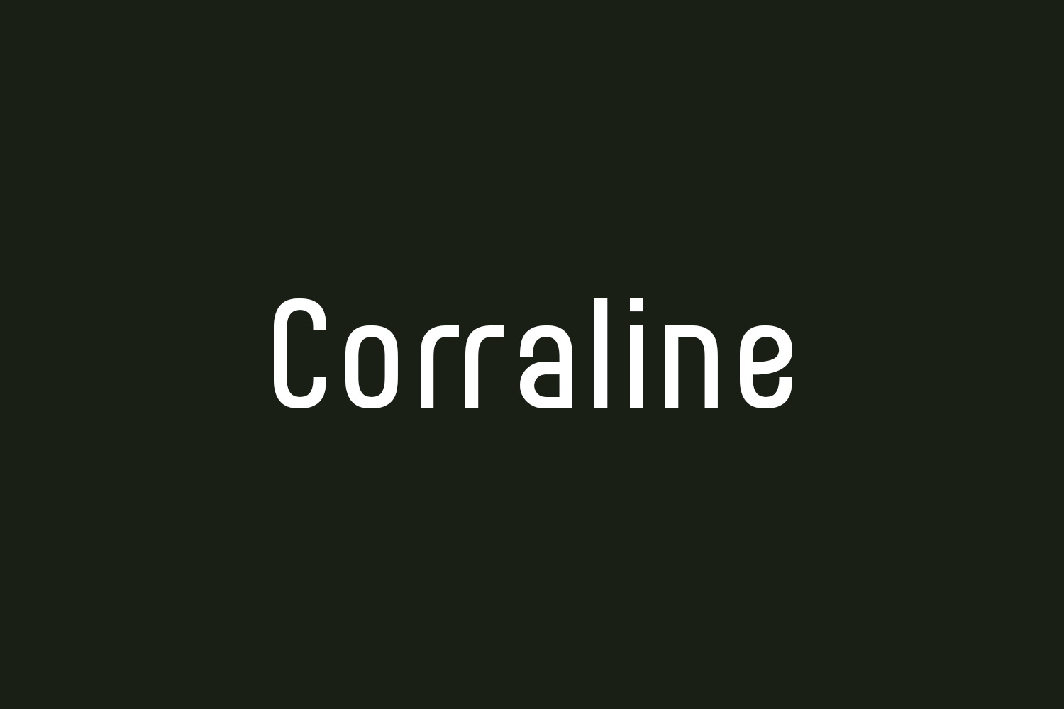 Corraline Free Font