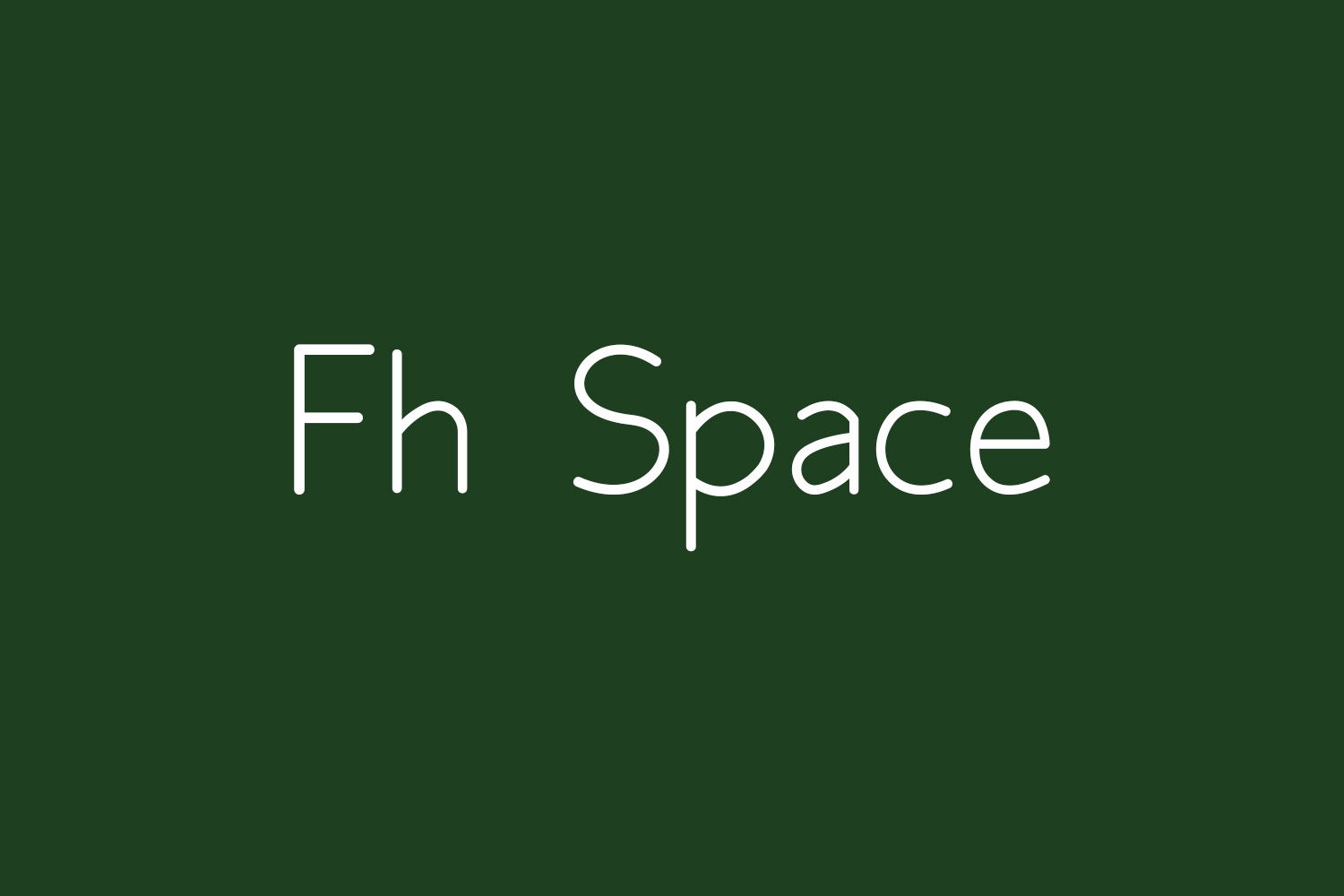 Fh Space Free Font