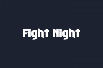 Fight Night Free Font