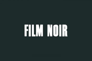 Film Noir Free Font
