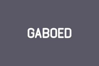 Gaboed Free Font