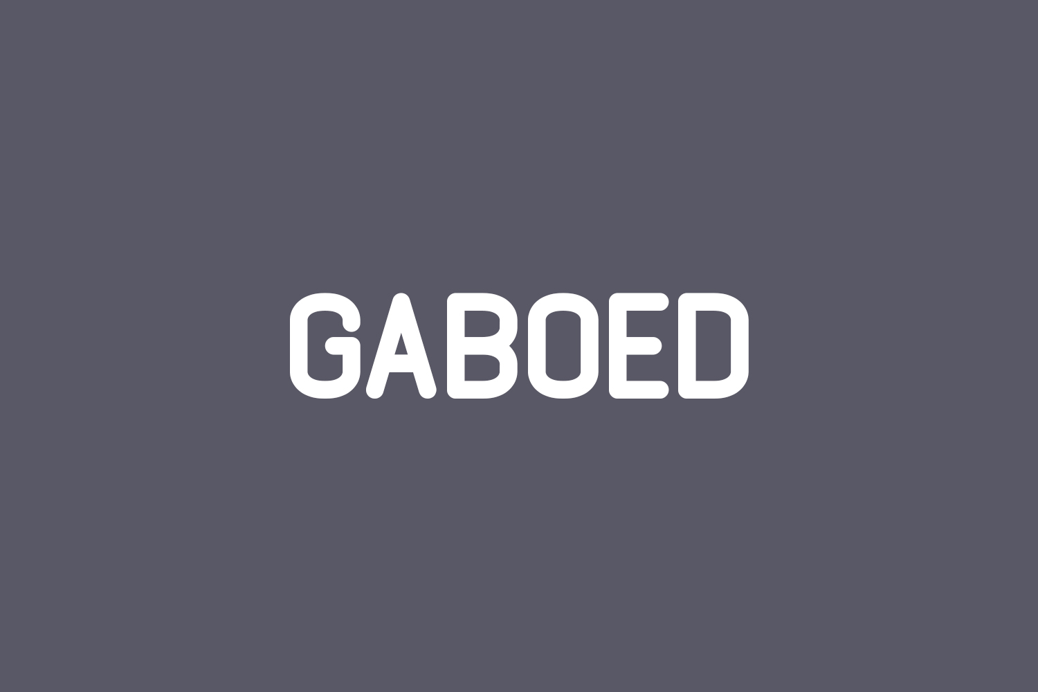 Gaboed Free Font