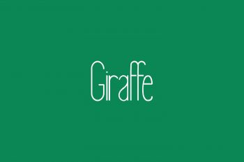Giraffe Free Font