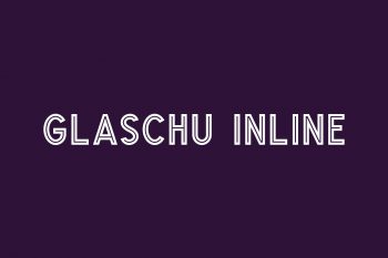 Glaschu Inline Free Font