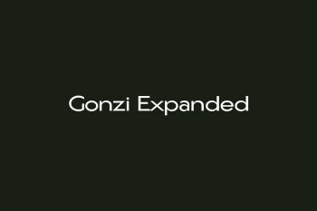 Gonzi Expanded Free Font