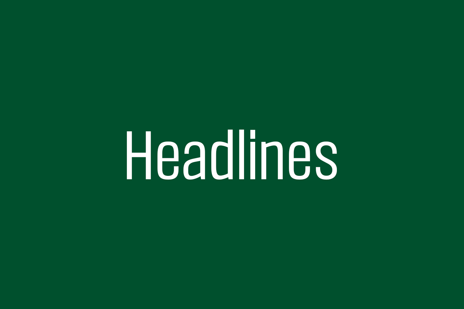 Headlines Free Font