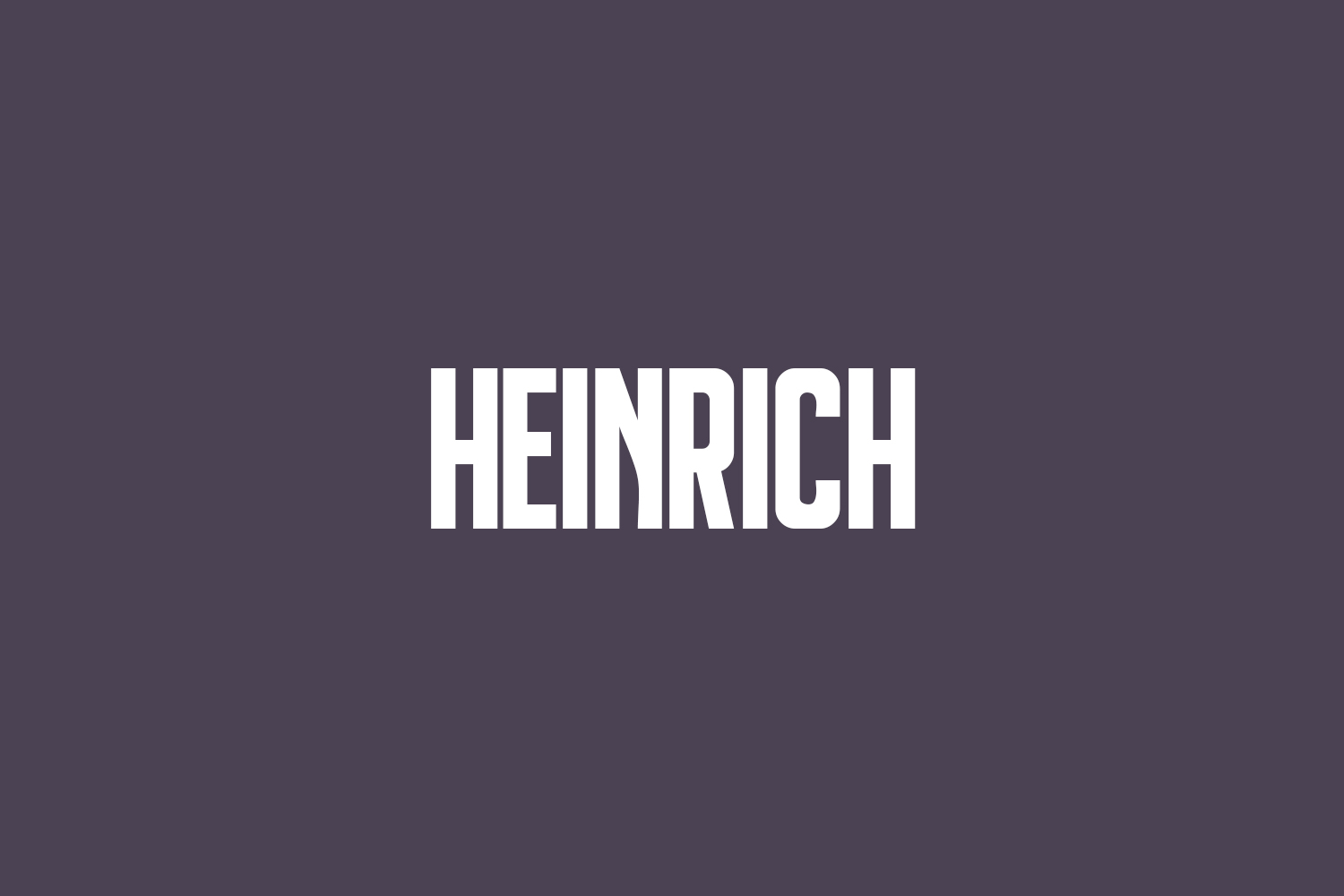 Heinrich Free Font