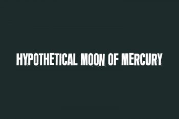 Hypothetical Moon Of Mercury Free Font