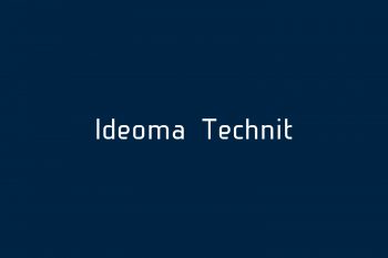 Ideoma Technit Free Font