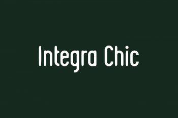 Integra Chic Free Font