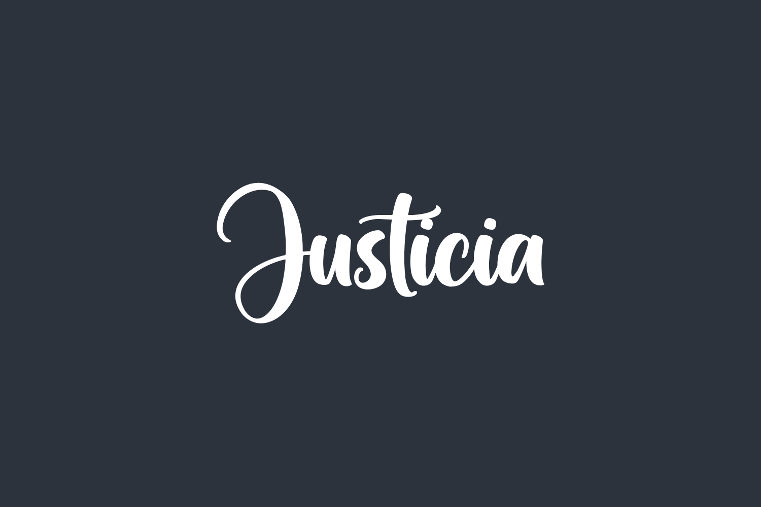 Justicia Free Font