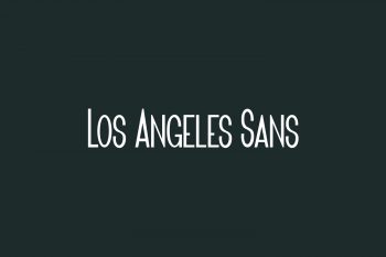 Los Angeles Sans Free Font