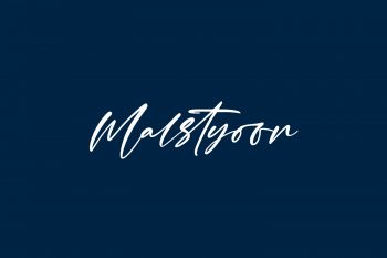 Malstyoor Free Font