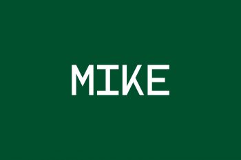 Mike Free Font