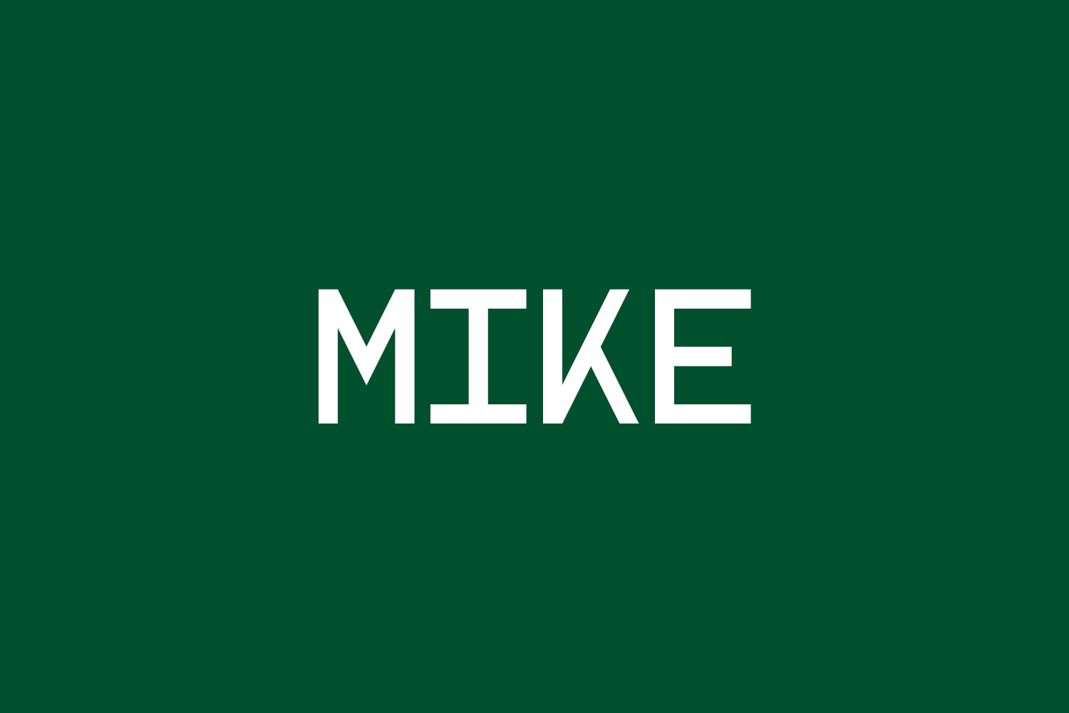 Mike Free Font