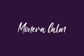 Monera Calm Free Font