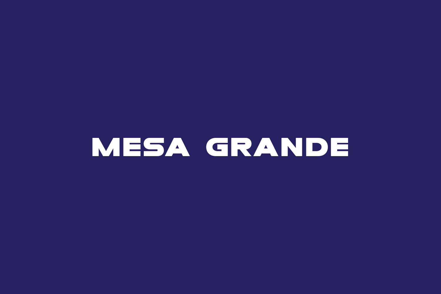 Mesa Grande Free Font