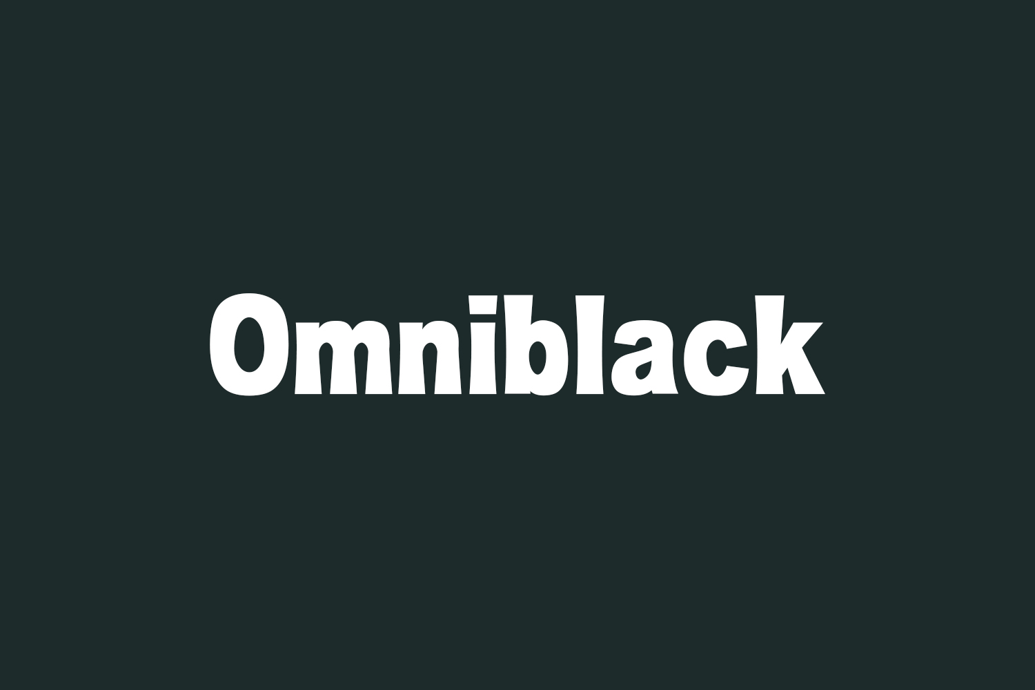 Omniblack Free Font