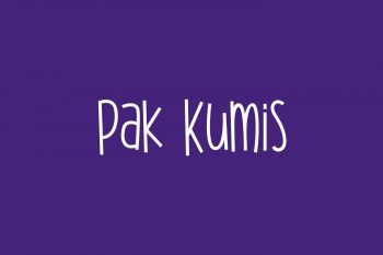 Pak Kumis Free Font