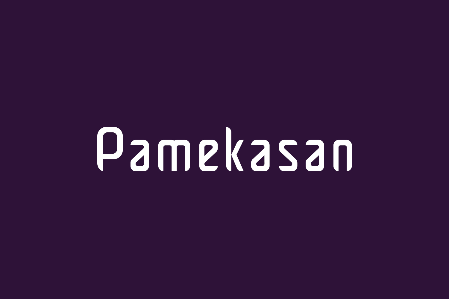 Pamekasan Free Font