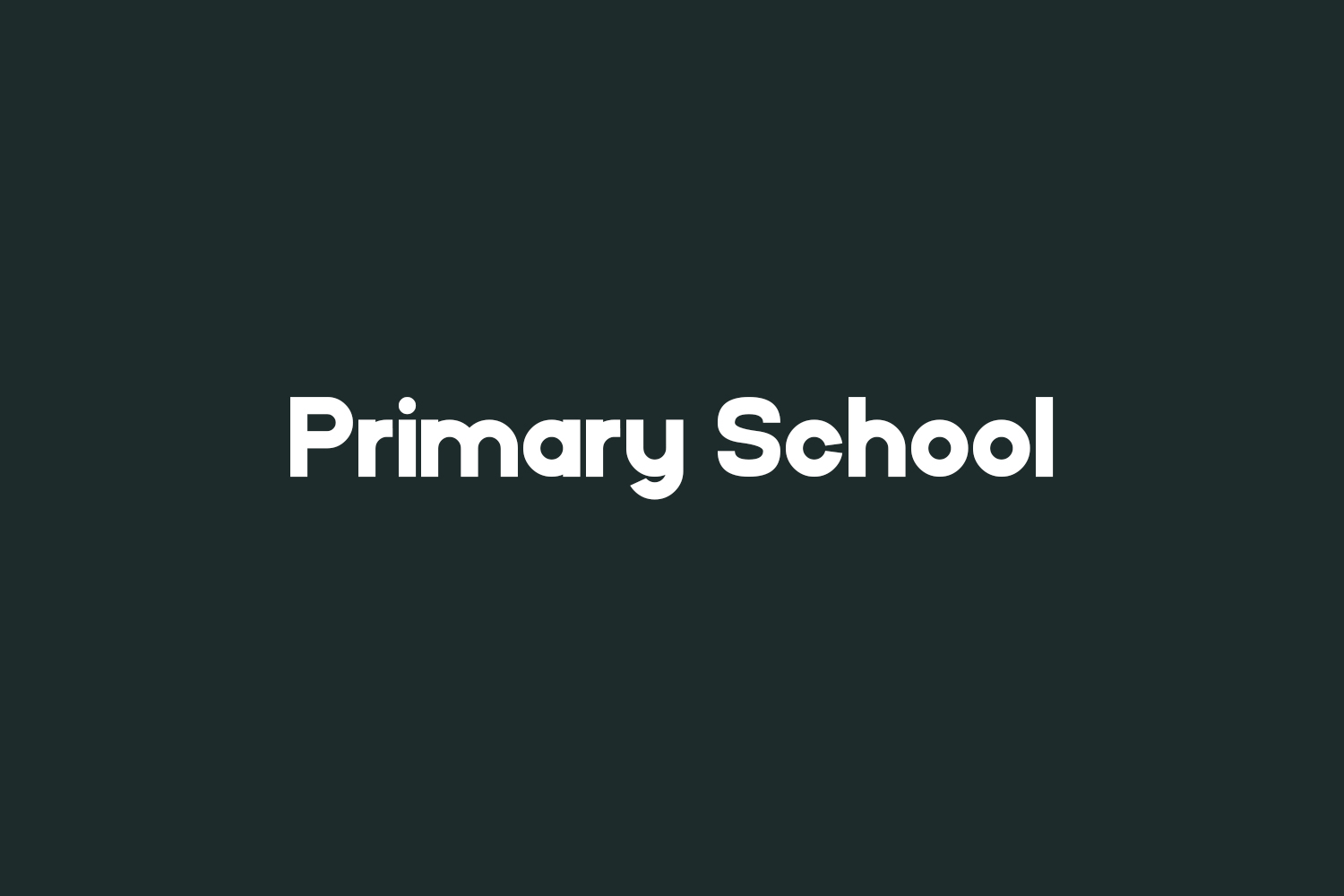 Primary School Free Font