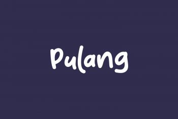 Pulang Free Font