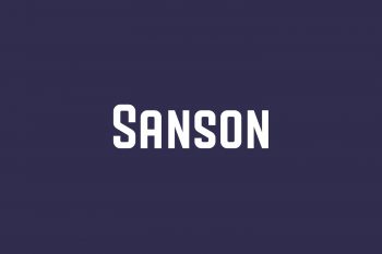 Sanson Free Font
