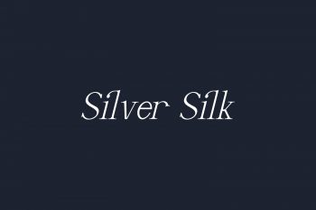 Silver Silk Free Font